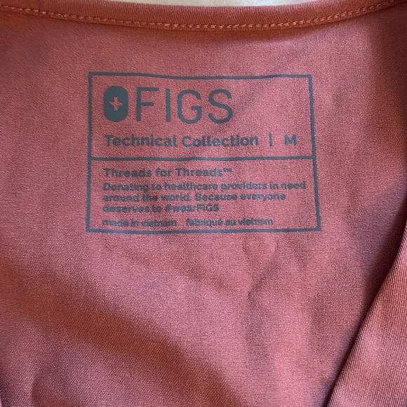 Figs Casma scrub top mauve - Picture 2 of 3